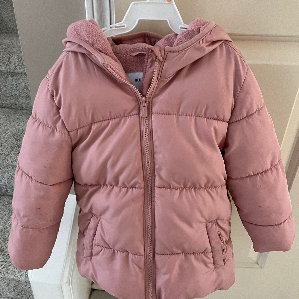 Old Navy pink puffer coat / Jacket
